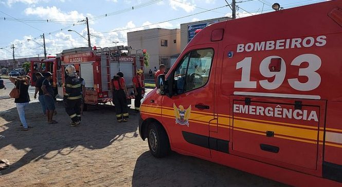 Botijão de gás explode e deixa mulher ferida em apartamento no Benedito Bentes