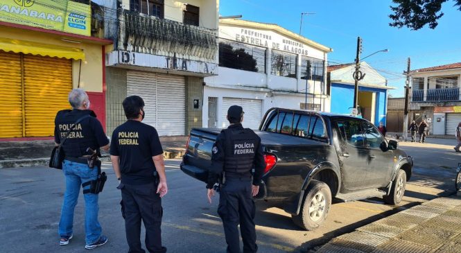 PF deflagra operação que investiga desvio de R$ 16,8 milhões em Estrela de Alagoas