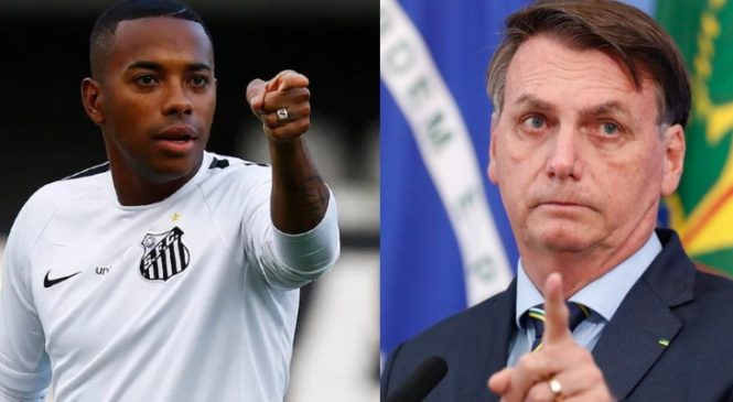Acusado de estupro e irritado com a Globo, Robinho queria fazer gol para homenagear Bolsonaro