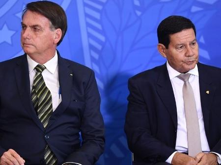 Constrangimento: Bolsonaro diz que não trata de nenhum assunto com Mourão
