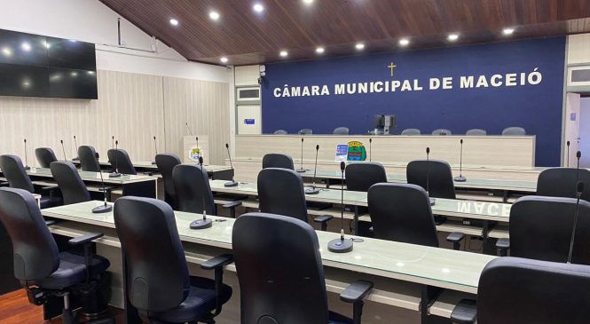 Câmara de Maceió realizará posse de prefeito, vice e vereadores eleitos de forma virtual