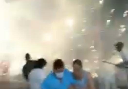 Fogos de artifício explodem durante carreata e 24 fiéis ficam feridos em Coruripe