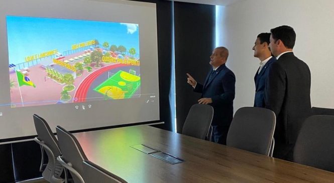 Ministro promete a JHC construir arena poliesportiva em Maceió