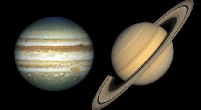 Pela primeira vez desde 1226, Júpiter e Saturno ficarão proximamente alinhados