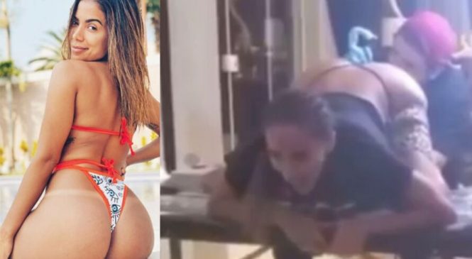Vaza vídeo de Anitta tatuando o ânus