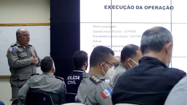 Segurança apresenta planejamento para eleição suplementar em Campo Grande