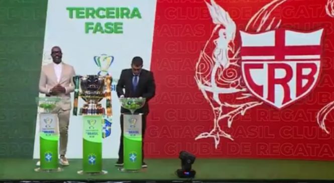 CRB enfrenta Palmeiras na Copa do Brasil em sorteio que CBF errou mascote do Galo
