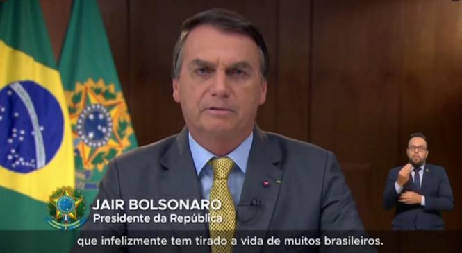 Bolsonaro fará pronunciamento em rede nacional às 20h30 de hoje