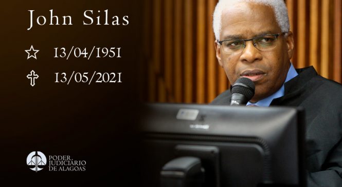 TJAL decreta luto de três dias pelo falecimento do juiz John Silas, vítima da Covid-19