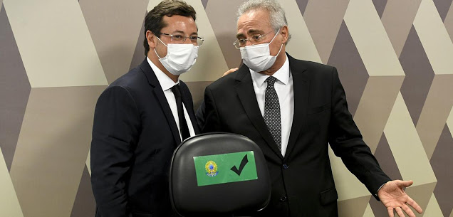 Vídeo: Renan pede prisão de Wajngarten e Flavio Bolsonaro o chama de ‘vagabundo’
