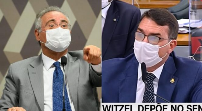 Renan e Flávio Bolsonaro batem boca e CPI da Pandemia perde o foco em dia de derrota