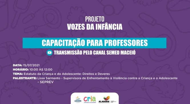 Educação e Seprev lançam em Maceió projeto de prevenção à violência contra crianças