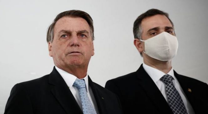 Vídeo: Bolsonaro fala em guerra depois de Pacheco engavetar impeachment de Moraes