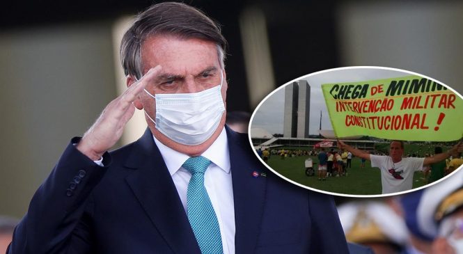 Olho no golpe: Bolsonaro diz a generais que ‘tem a tropa nas mãos’