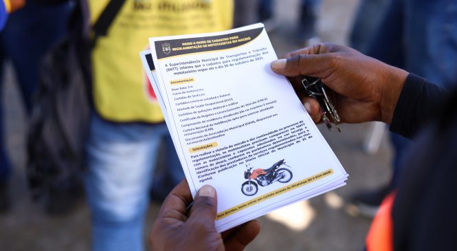 Prefeitura de Maceió anuncia isenção da taxa para o cadastro dos mototaxistas