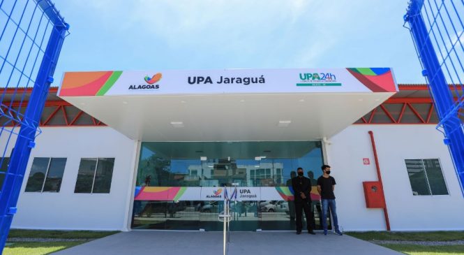 Com investimentos de R$ 6,2 milhões, Governo de AL entrega em Jaraguá a sexta UPA de Maceió