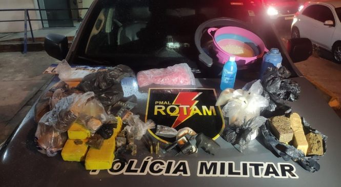 Polícia apreende no Centro de Maceió quase 3,5 kg de cocaína e 5 kg de maconha