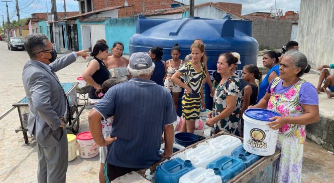 Promotoria do Consumidor faz inspeção em comunidades atingidas pela falta d’água