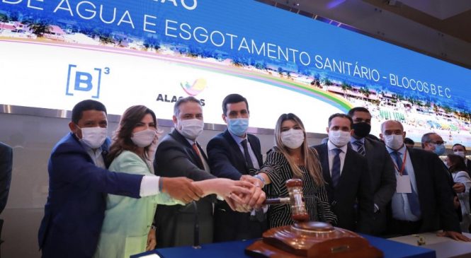 Interior de AL receberá com leilão de saneamento maior investimento por habitante do que em Maceió