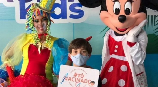 Crianças a partir dos 9 anos, sem comorbidades, já são vacinadas em Maceió