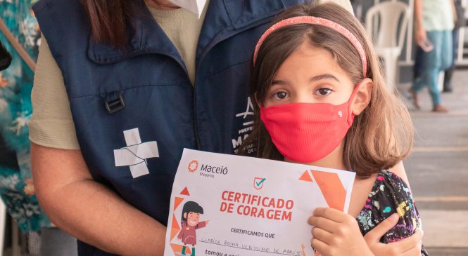 Vacinação infantil em Maceió passa a contemplar maiores de 5 anos