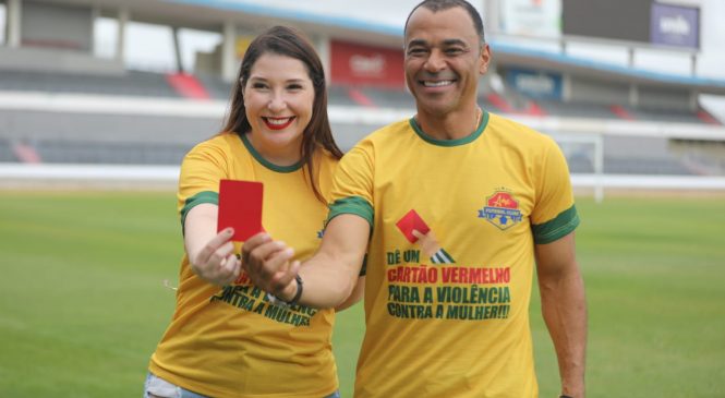 Associação AME e ex-jogador Cafu lançam campanha de combate à violência doméstica no futebol