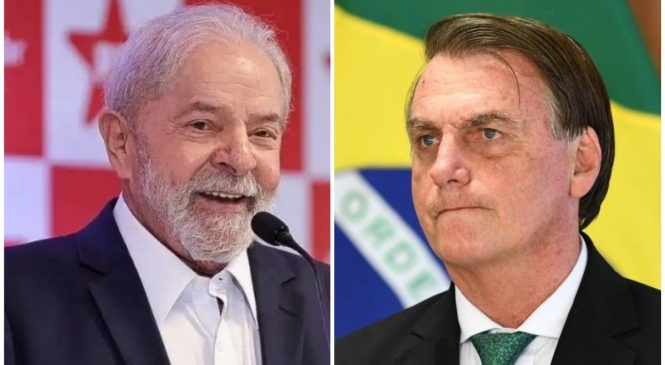 Segundo Ipespe, Lula tem 45% e Bolsonaro 34% em 1ª pesquisa sem Doria