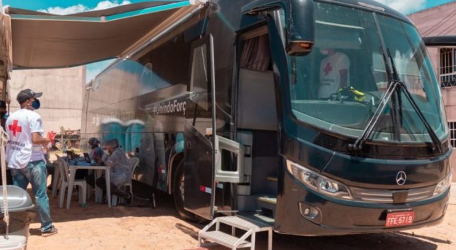 Ônibus da Vacina marca retorno a Maceió com atendimento no Parque dos Caetés