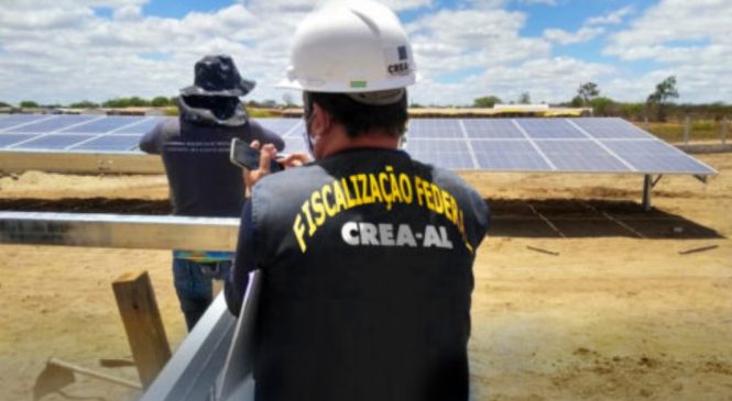 Fiscalização do Crea-AL prepara força-tarefa com alvo em empresas de energia solar