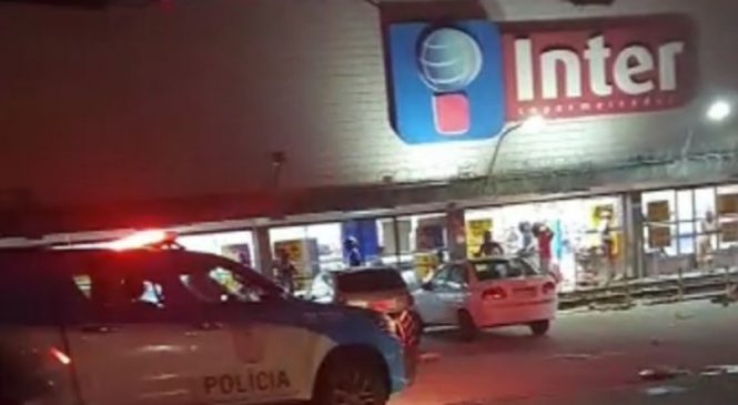 Vídeo: Polícia investiga saque a supermercado na zona norte do Rio de Janeiro