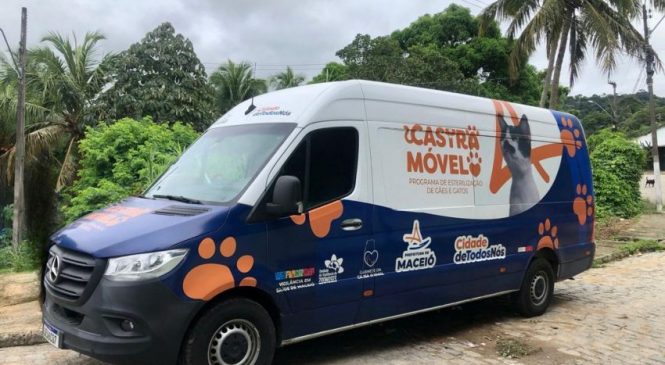 Equipe do Castramóvel fará atendimento de cães e gatos dos moradores de Fernão Velho