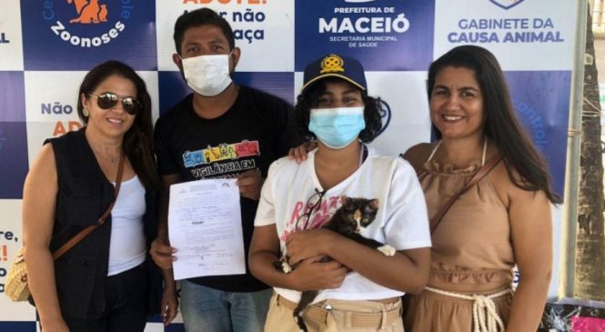 Feiras de Adoção da Prefeitura de Maceió têm assegurado lares para pets