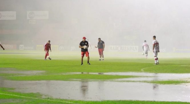 Jogo entre Sport e CRB é remarcado para hoje após fortes chuvas em Recife