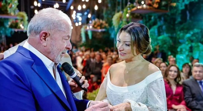 Lula e Janja se casam em festa com presença de políticos e artistas