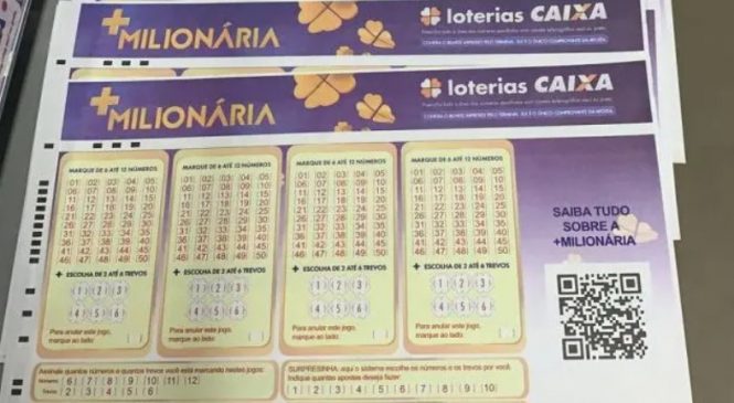 Caixa lança o + Milionária, loteria com premiação mínima de R$ 10 milhões