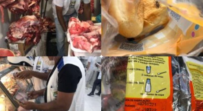 Vigilância Sanitária de Maceió retira de circulação 900 kg de alimentos no fim de semana