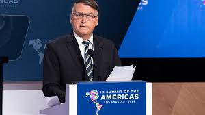 Em discurso na Cúpula das Américas, Bolsonaro volta a atacar o judiciário brasileiro
