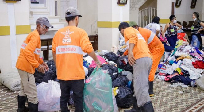 Prefeitura de Palmeira envia donativos aos desabrigados de Quebrangulo