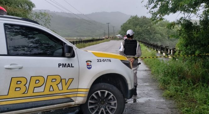 Policia Militar alerta para trechos de rodovias comprometidos em decorrência das chuvas