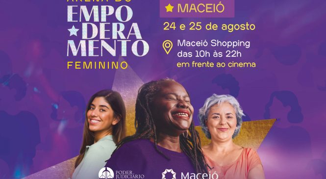 Agosto Lilás: Exposição chega ao Pátio Shopping e palestras no Maceió Shopping