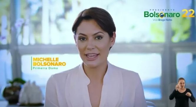 TSE suspende propaganda com Michelle Bolsonaro