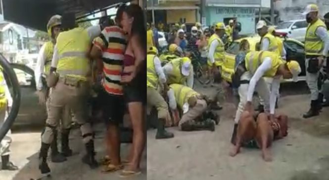 Vídeo: Ação de Ronda no Bairro em Maceió tem soco e pisão no pescoço de civis