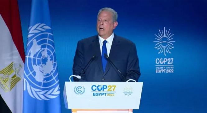 Al Gore critica Bolsonaro na COP27: “povo do Brasil escolheu parar com a destruição da Amazônia”