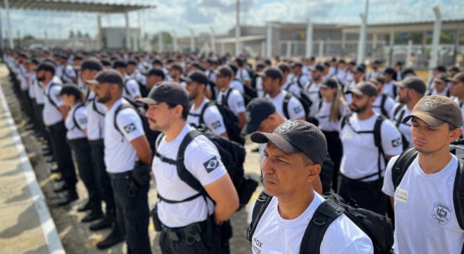 Governo reforça segurança no sistema prisional com a chegada de 255 novos policiais penais