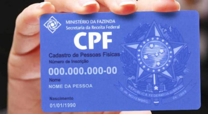 Deputados aprovam projeto que torna CPF o único número de identificação geral no País