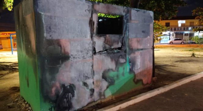 Ponto de Entrega Voluntária de material reciclável é vandalizado no Feitosa