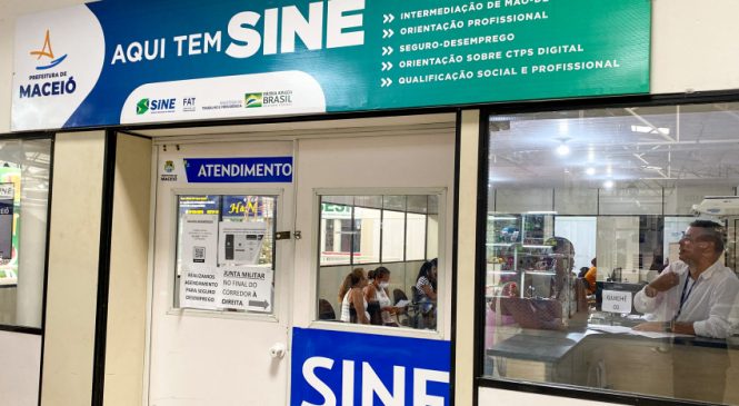 Sine Maceió oferta mais de 790 vagas de emprego