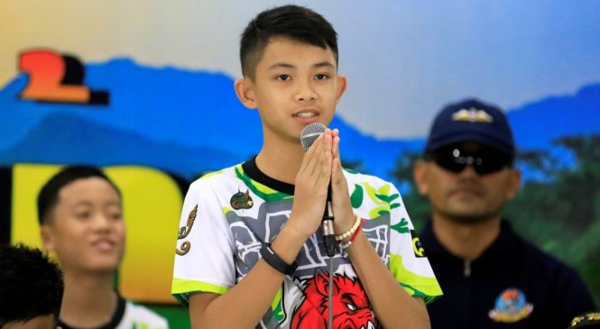 Morre um dos garotos resgatados em caverna na Tailândia em 2018