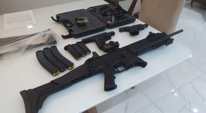 PF cumpre mandados em Alagoas contra registros fraudulentos de arma de fogo