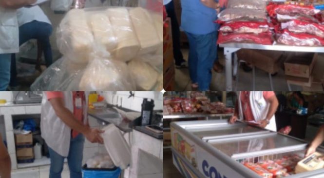 Vigilância Sanitária apreende 300 kg de alimentos impróprios para consumo na Levada